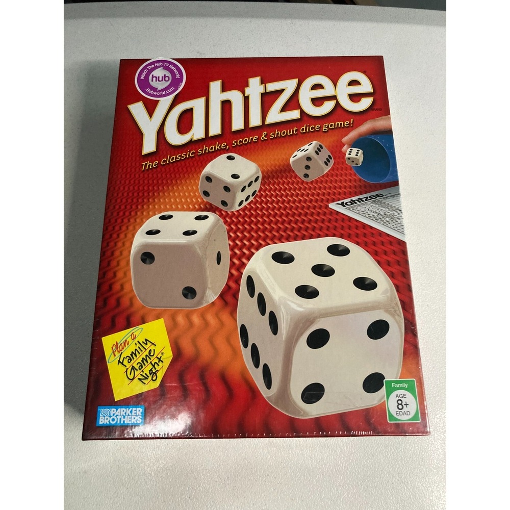 Yahtzee Classic Family Dice Game 2005 Parker Brothers SEALED Brand New